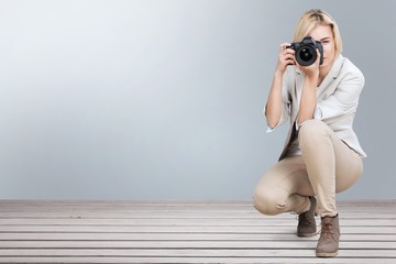 Photographer. Female photographer