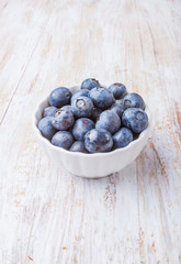 Bowl of blueberries