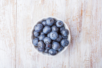 Bowl of blueberries