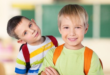 School. Kids ready back to school