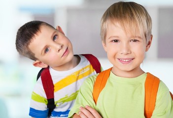 School. Kids ready back to school