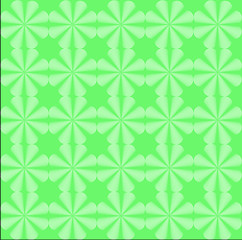 Floral seamless green background