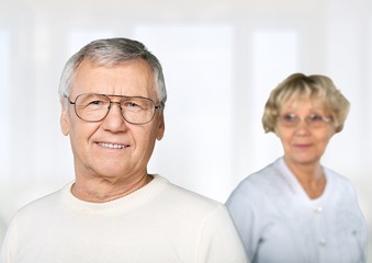 Senior Adult. Man & wife