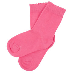 Pair of socks. Isolated on a white background.