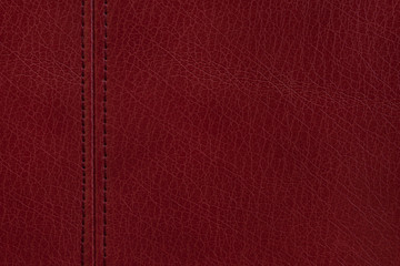 Fototapeta premium Red leather texture background