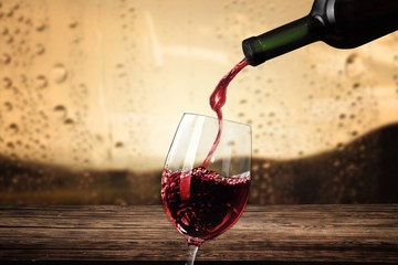 Wine. Red wine