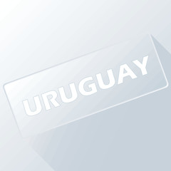 Uruguay unique button