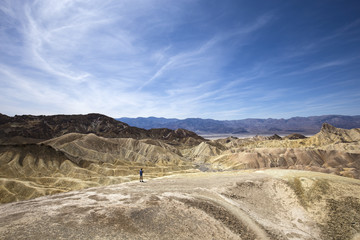 Fototapeta na wymiar Zabriskie point, death valley, california, usa