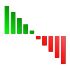 Business chart down - Illustration