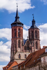 Fototapeta na wymiar Rats- und Marktkirche St. Johannis in Göttingen