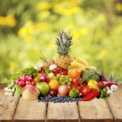 Fruit. Fruit and Vegetable on white background