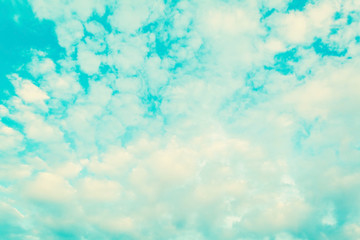 Fototapeta na wymiar ิblue sky and white cloud background