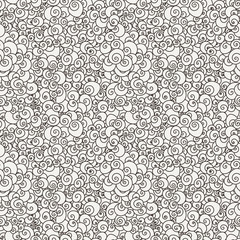 Vector seamless background of overlapping circles