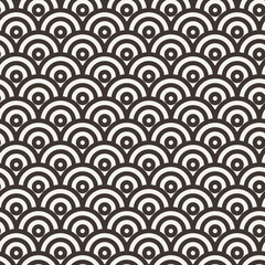 Vector seamless pattern in the form of flakes