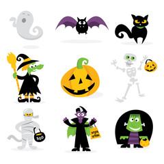 Halloween Monsters Icons