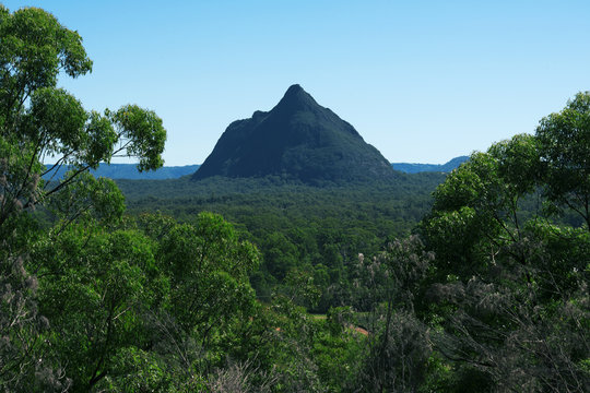 Glass House Mountains National park in Australia.
