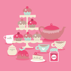 Retro Tea Time