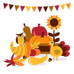 Retro fall Harvest Party