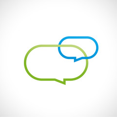 Fototapeta premium bulle dialogue-communication