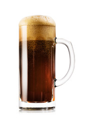 Mug of dark beer