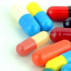 Sustain released granule in capsule.