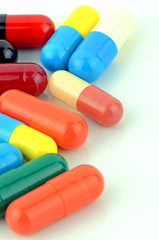 Sustain released granule in capsule.