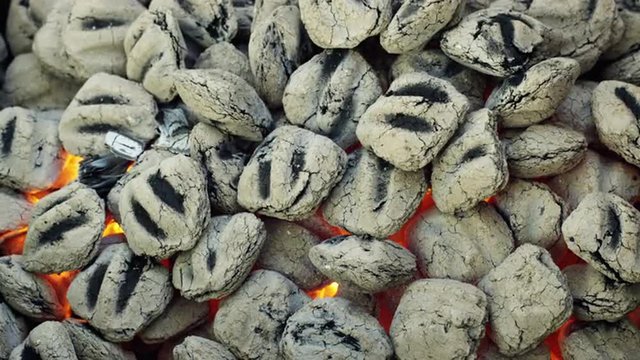 CU Charcoal briquette fire / Orem, Utah, USA