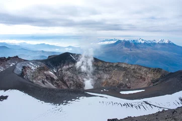 Papier Peint photo Lavable Volcan Volcan Misti ou El Misti près de la ville d& 39 Arequipa, Pérou