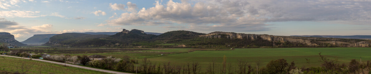 panorama of the mountains