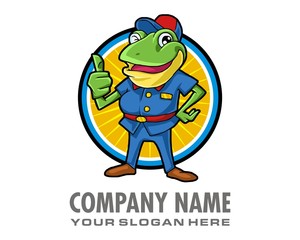 frog toad character image vector