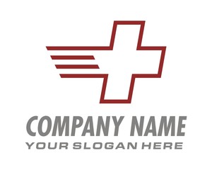 Fototapeta premium red cross logo image vector