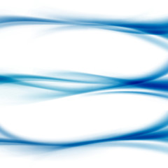 Three divider abstract modern web blue line