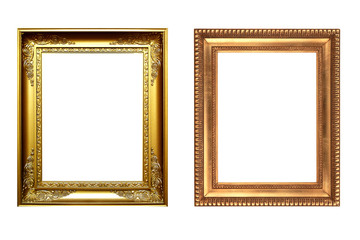 Fototapeta premium Picture frame isolate on white background