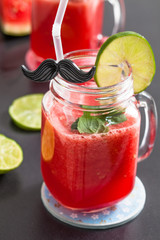 Watermelon and lime drink