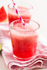 Watermelon and lime drink