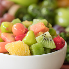 Close-up fruits salad