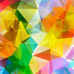 Abstract Colorful Triangle Polygonal background