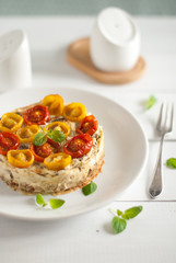 garlic cheesecake