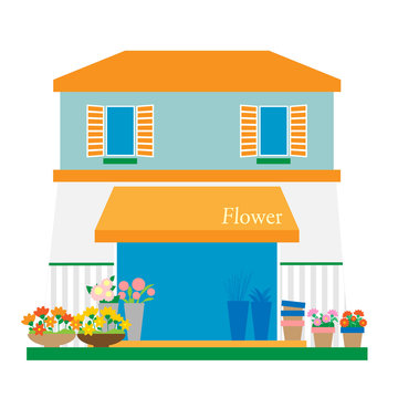 フラワーショップ、花屋、お花屋さん、