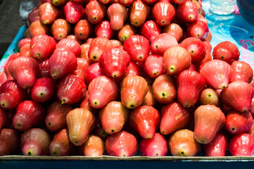 rose apple in markets