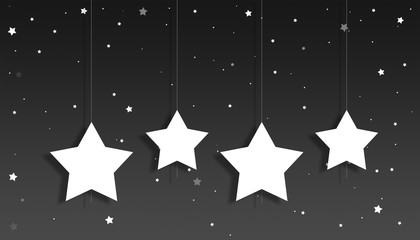 Obraz premium Star background