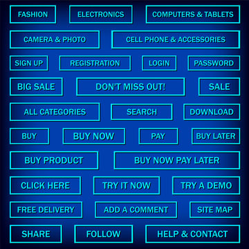 Web buttons.