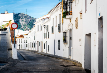 Obraz premium Picturesque street of Mijas