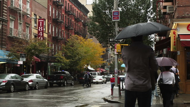 MS Street scene, New York City, New York, USA