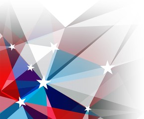 Abstract Background With Stars