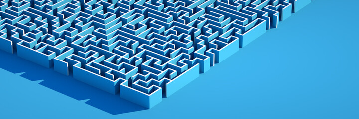 Infinite maze background.