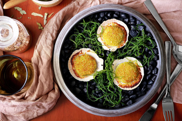 spanish tapas baked scallops