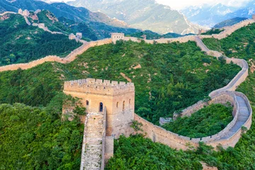 Velours gordijnen Chinese Muur great wall