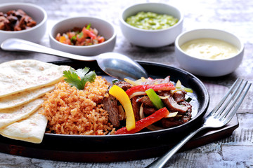 mexican beef fajitas