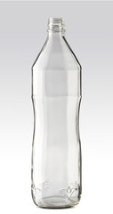 Isolated image of an empty water bottle